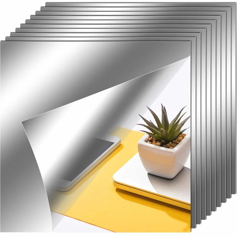 Modern DIY Mirror Wall Decal