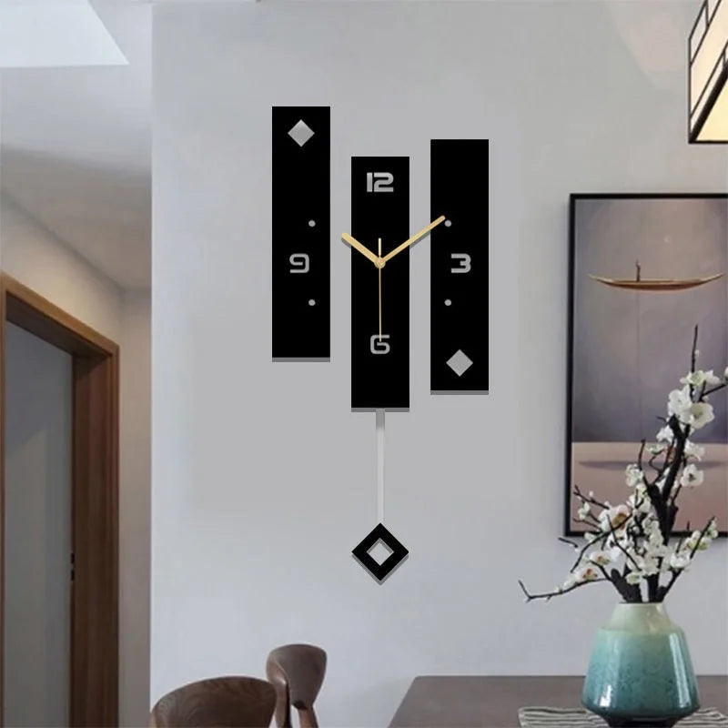 Stylish Nordic Pendulum Timepiece