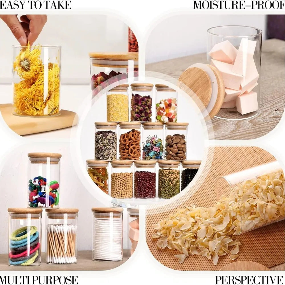 Spice Jar with Bamboo Lid