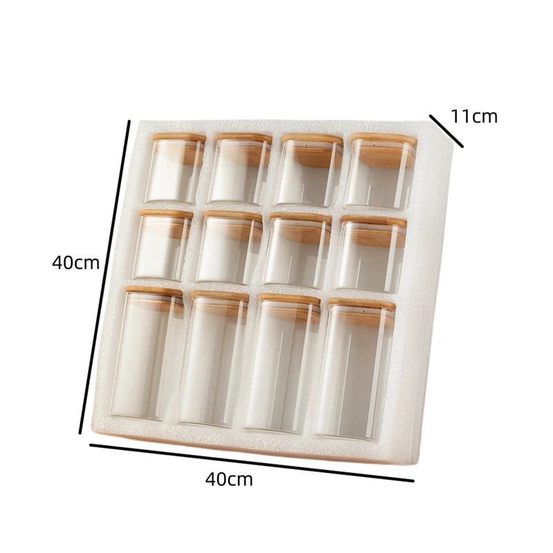 Coffee Bean Storage Glass Bottles