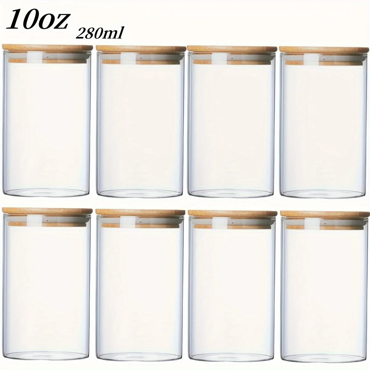 Spice Jar with Bamboo Lid