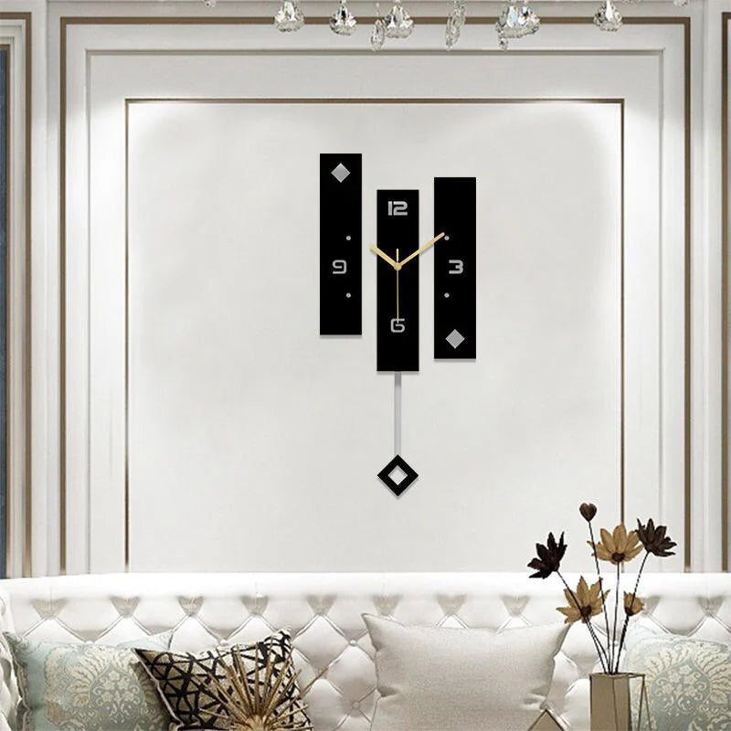 Stylish Nordic Pendulum Timepiece