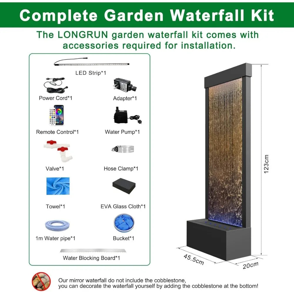 Floor Standing LED Water Fountain