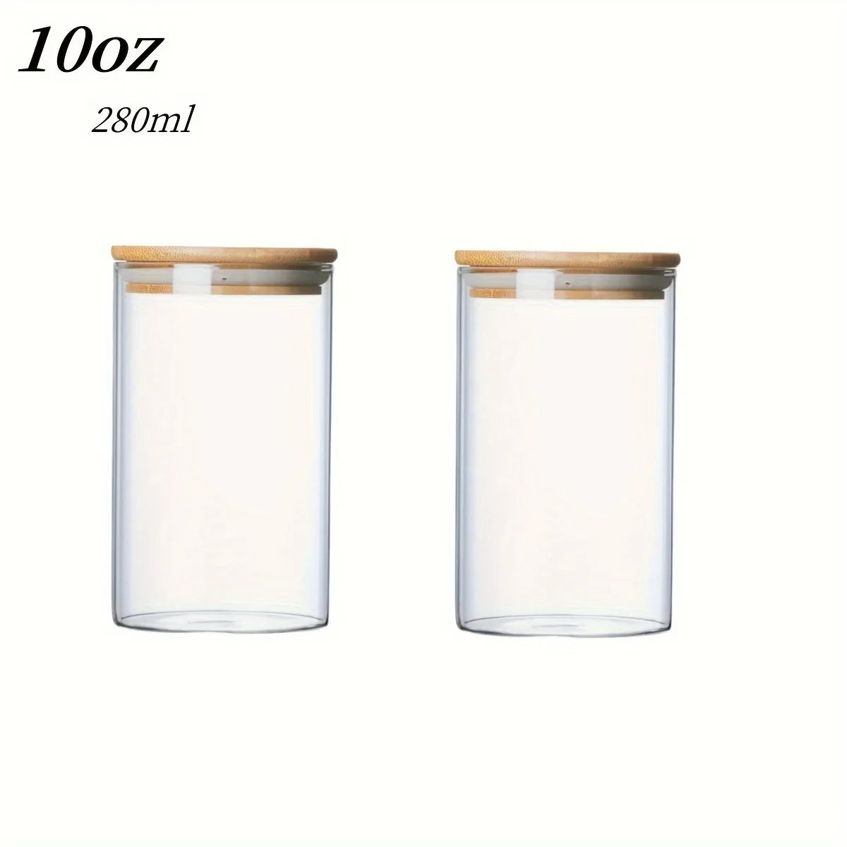 Spice Jar with Bamboo Lid