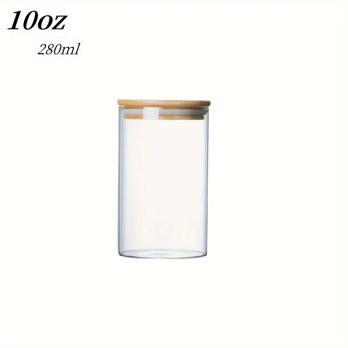 Spice Jar with Bamboo Lid