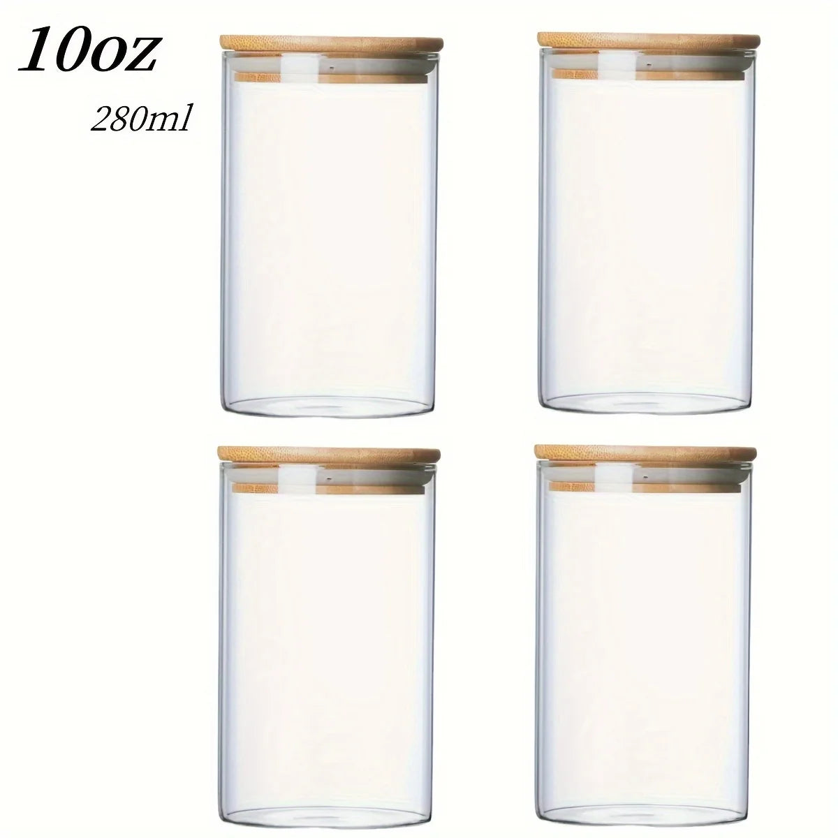 Spice Jar with Bamboo Lid